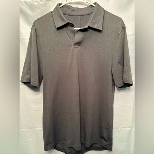 Lululemon Capacity Polo‎ Buttonless Men’s Performance Stretch Gray Size S Or M